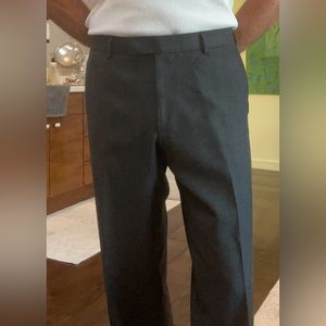 HUGO Boss Men's Wool Flat Front Dress Pants, Size 36R in like new condition.